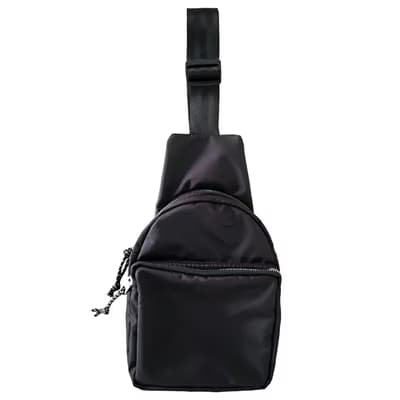 Eklips Siyah Çapraz Askılı Unisex Çanta - Gratis