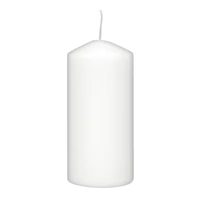 Rubin Licht Silindir Mum Beyaz, 150x75 mm