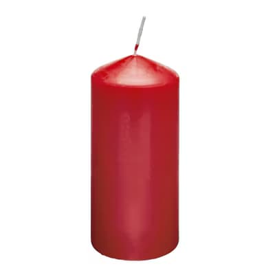 Rubin Licht Silindir Mum Kırmızı, 150x75 mm