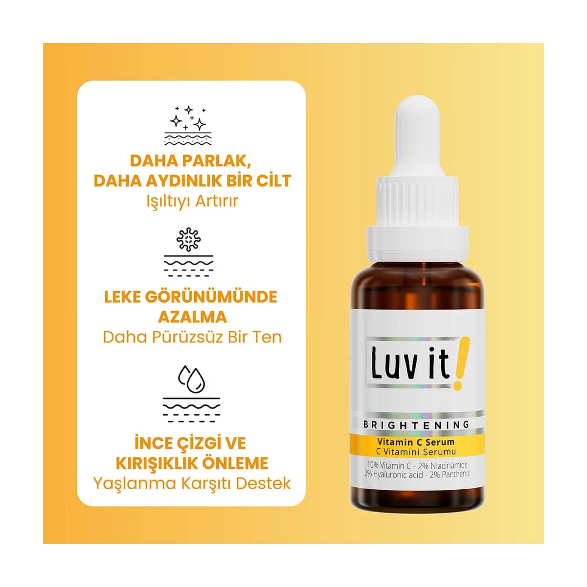 Luv it! C Vitamini Serum 30 ml - Gratis 2
