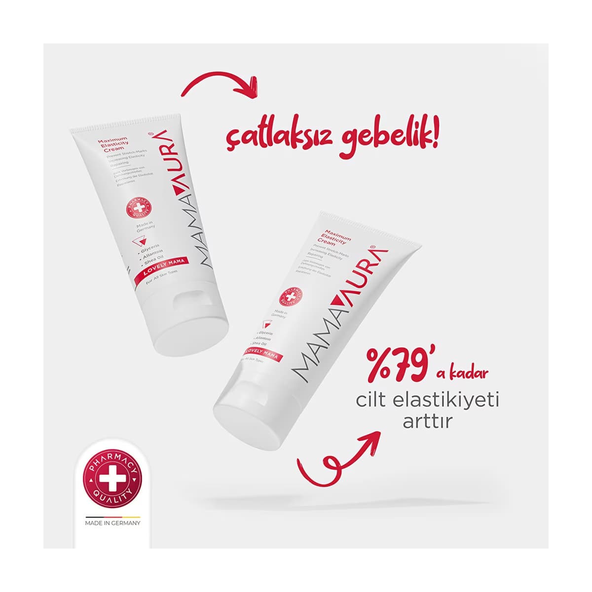 Mamaaura Çatlak Önleyici Krem 150 ml - Gratis 2