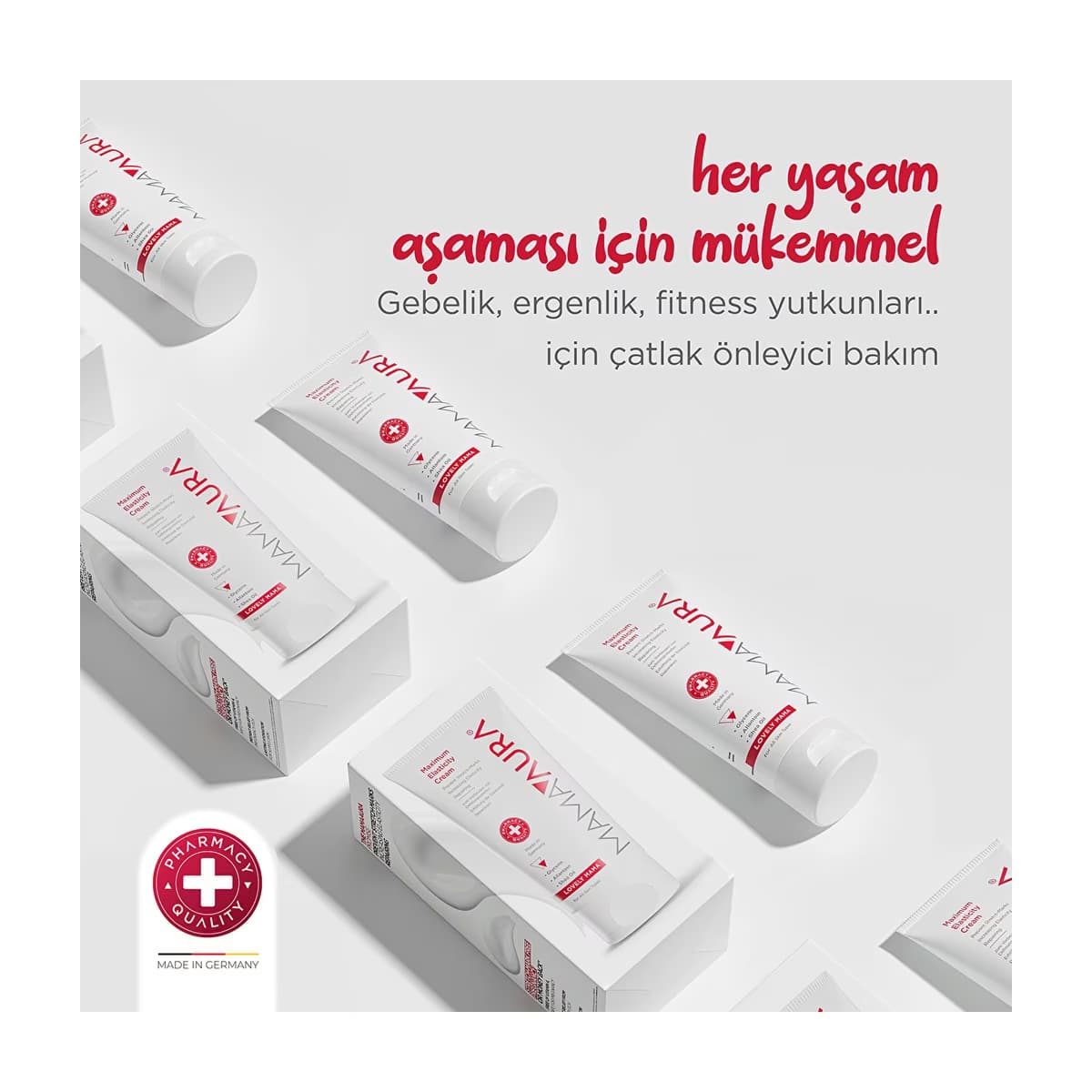Mamaaura Çatlak Önleyici Krem 150 ml - Gratis 5