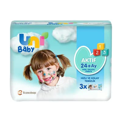Uni Islak Mendil Aktif Simple Clean 3x52