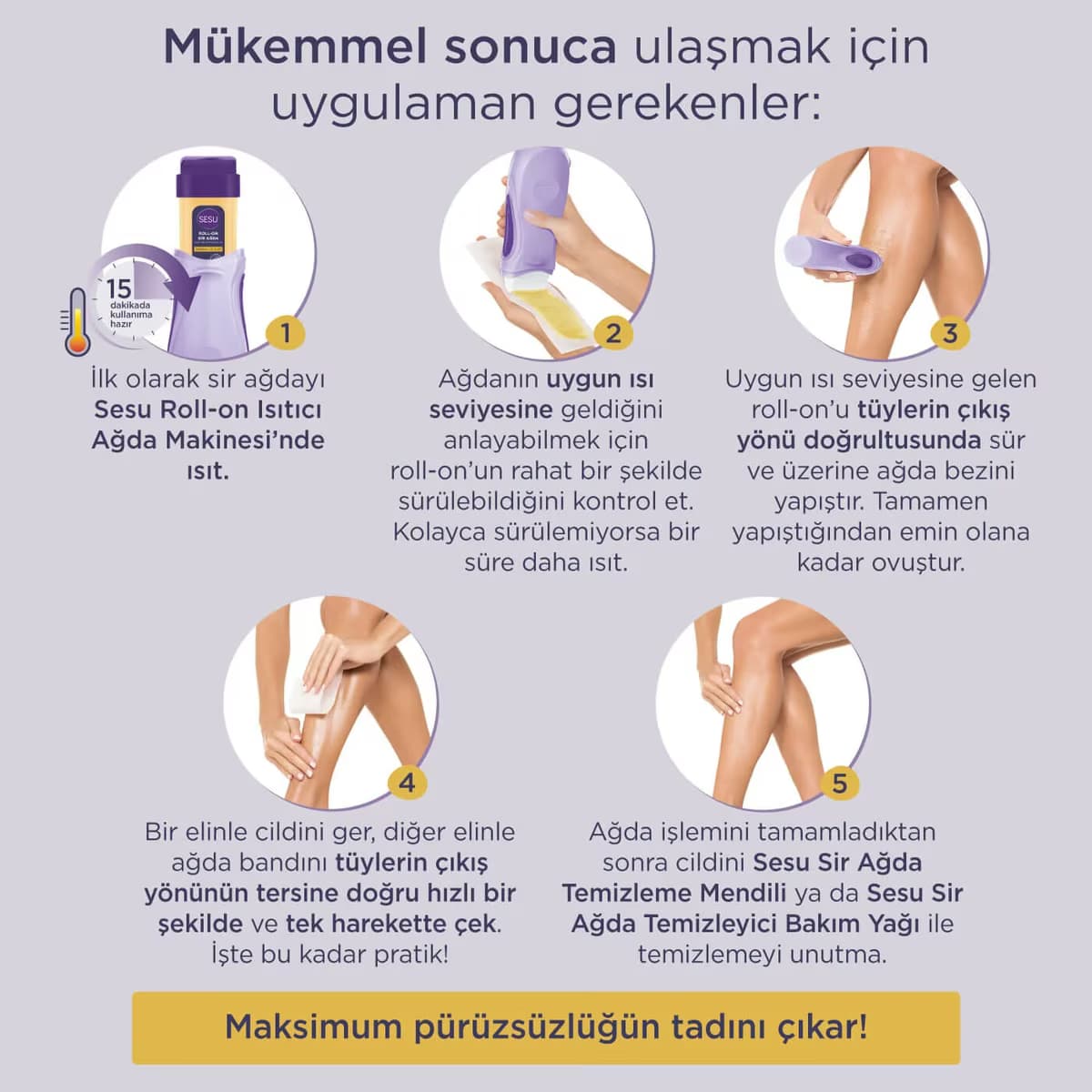 Sesu Sir Ağda Klasik Roll-On 100 ml 5