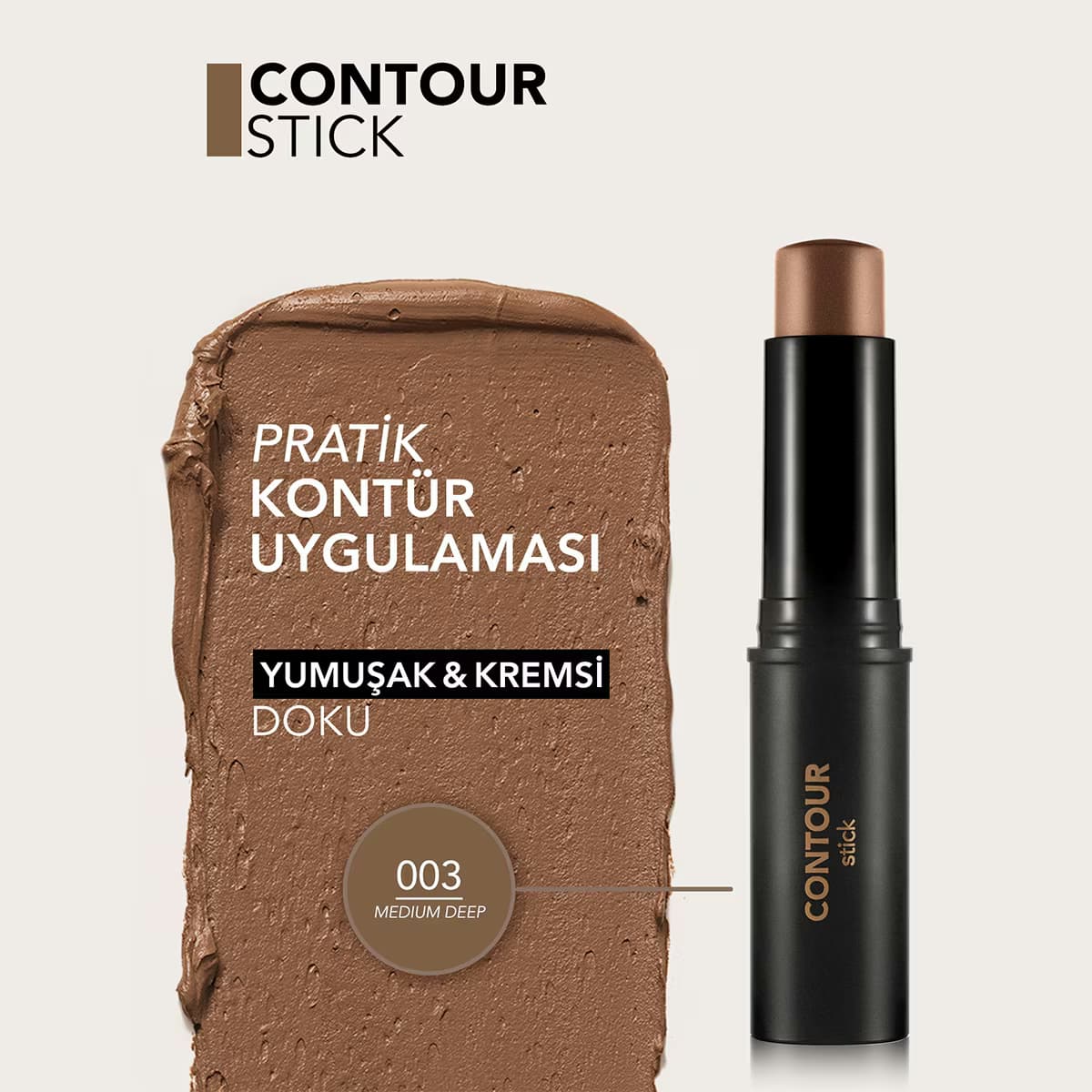 Flormar Kontür Stick 03 Medium Deep 4