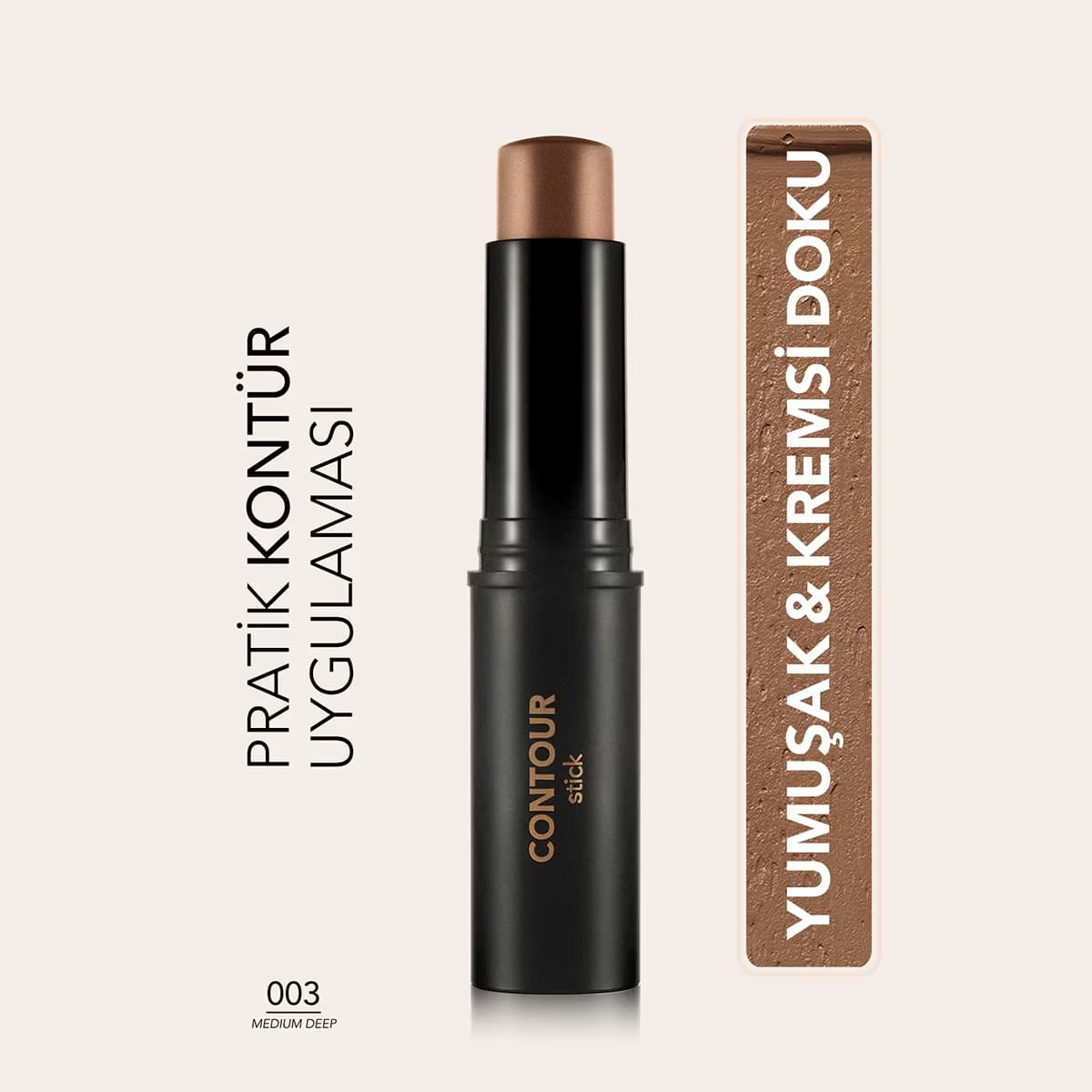 Flormar Kontür Stick 03 Medium Deep 5