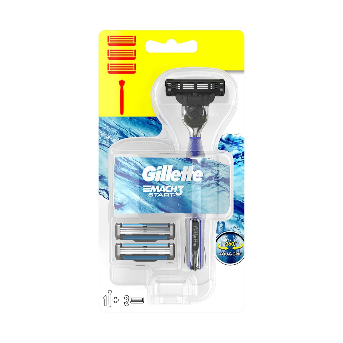 Gillette Mach3 Start+3 Adet Yedek Tıraş Bıçağı 2