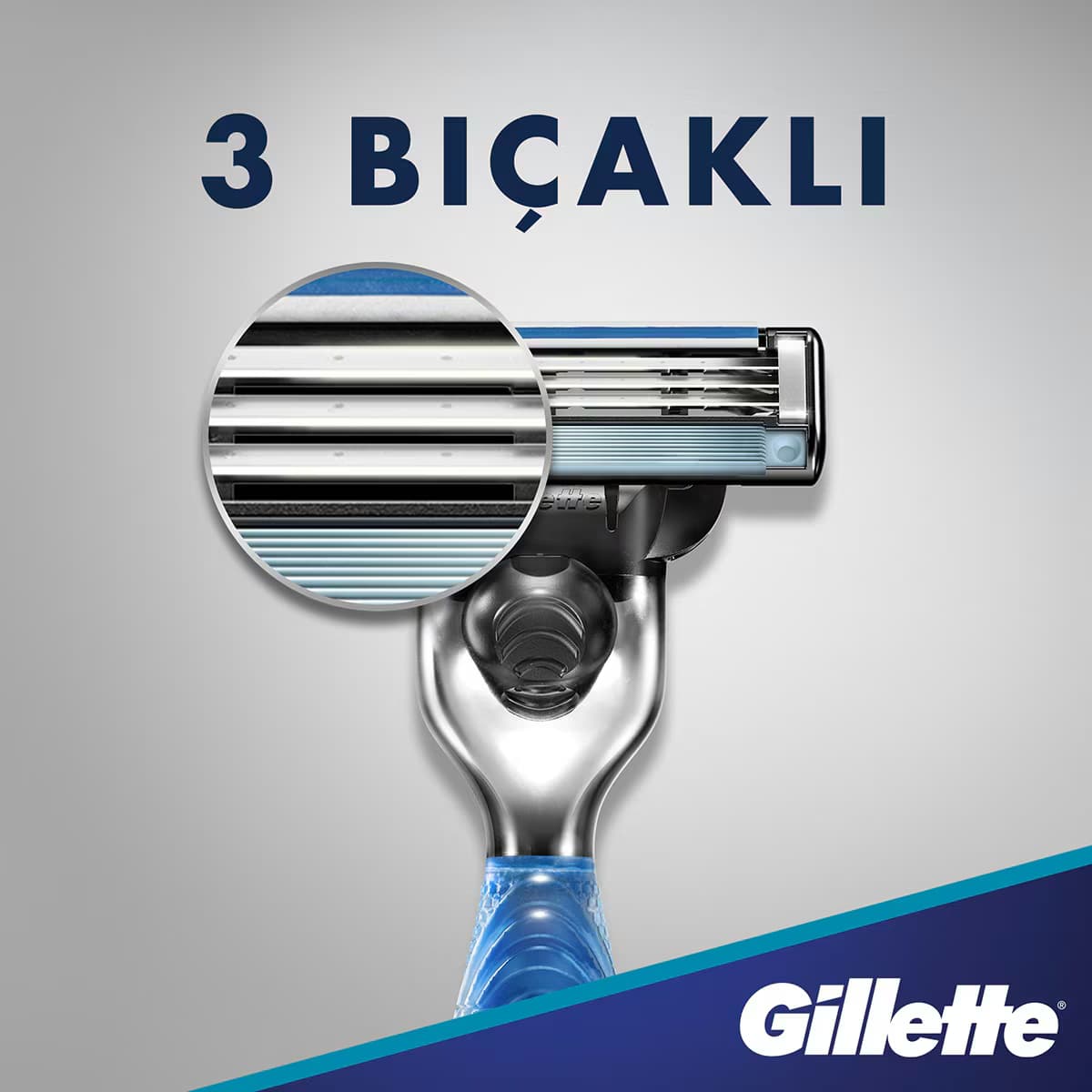 Gillette Mach3 Start+3 Adet Yedek Tıraş Bıçağı 4