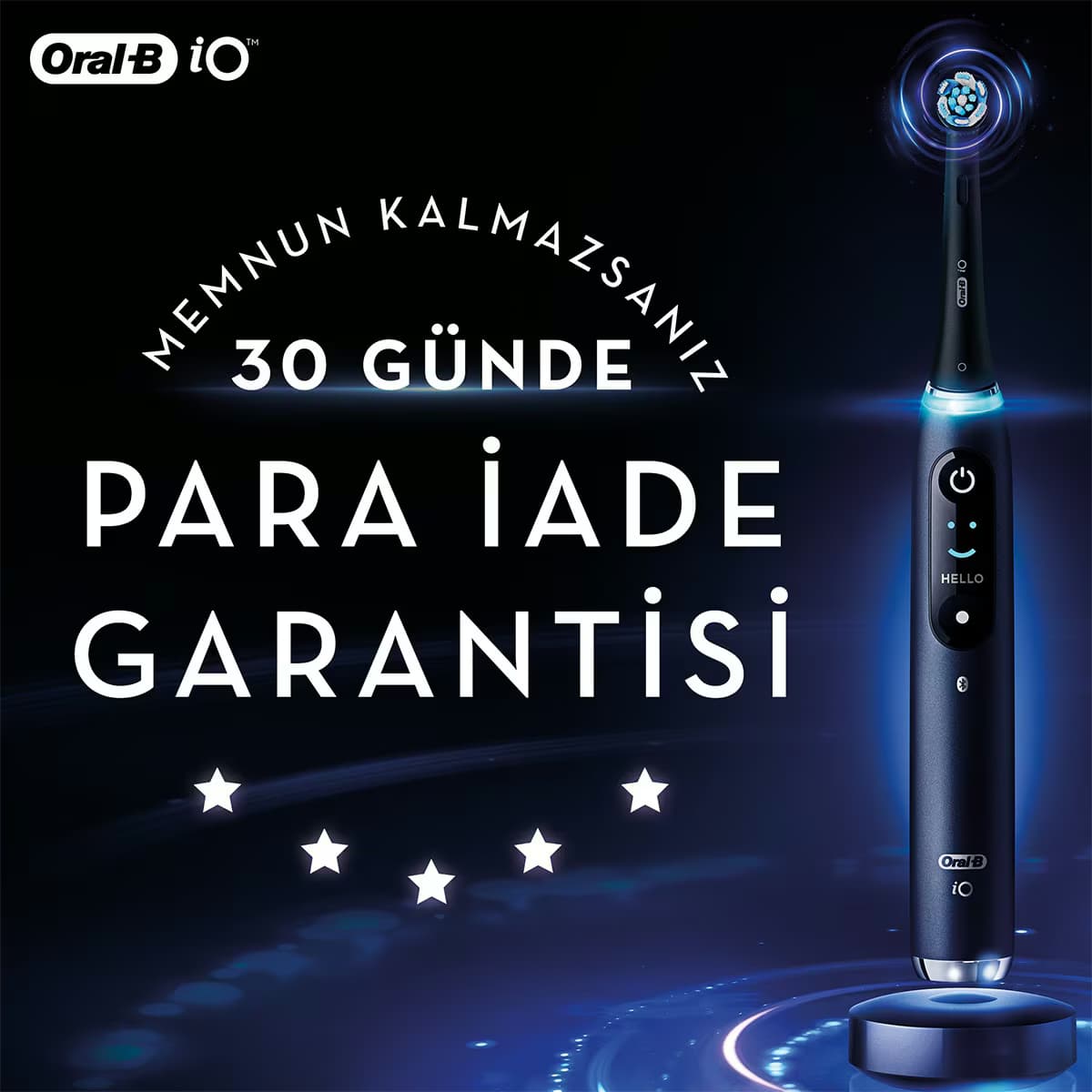 Oral-B iO6 Şarjli Diş Fırçası Siyah 2