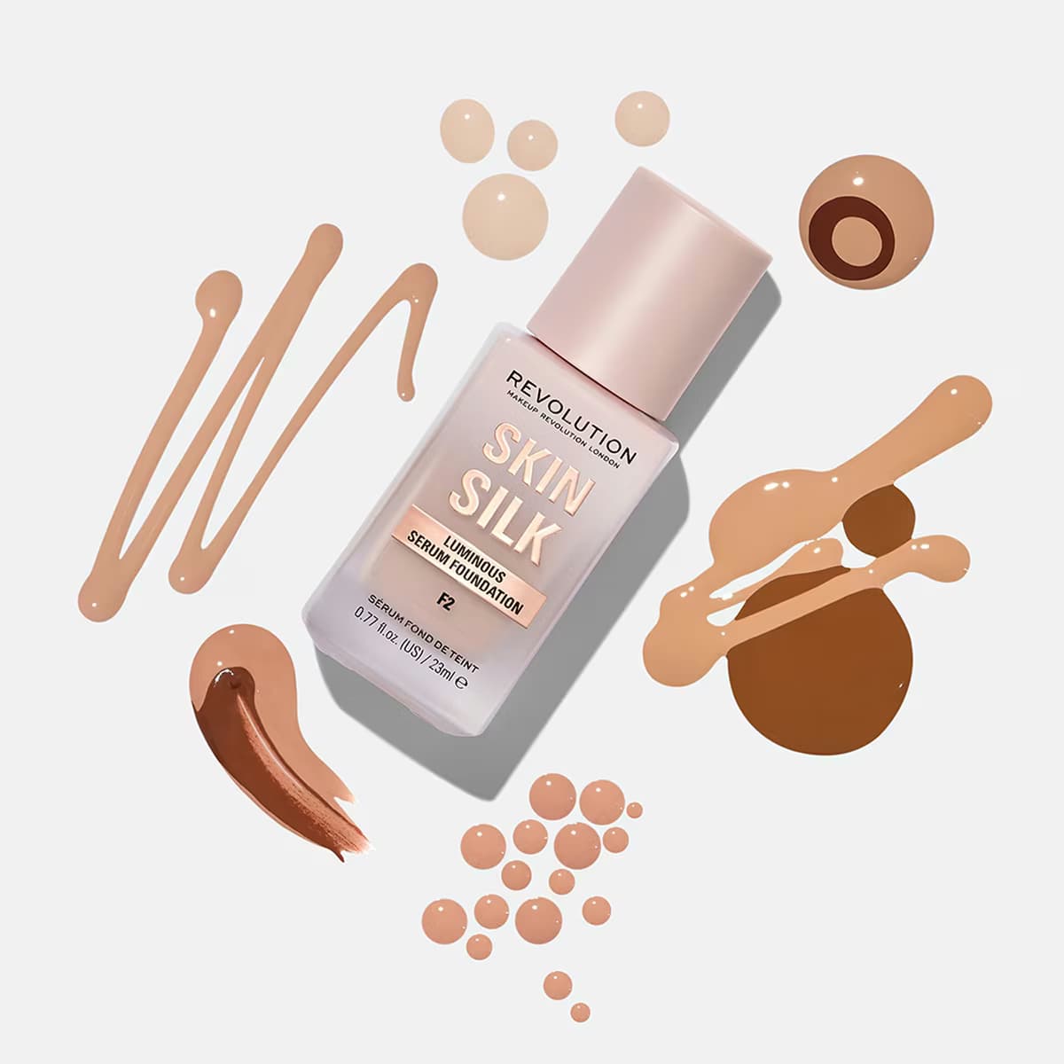 Revolution Skin Silk Serum Fondöten F8 5