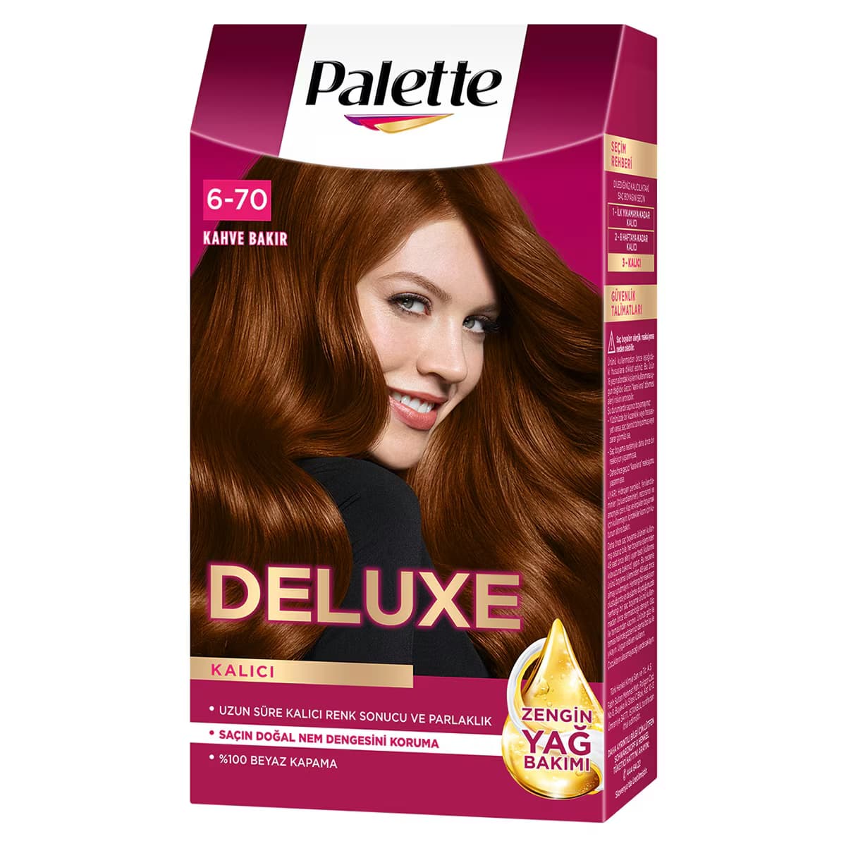 Palette Deluxe Saç Boyası 6-70 Kahve Bakır 3
