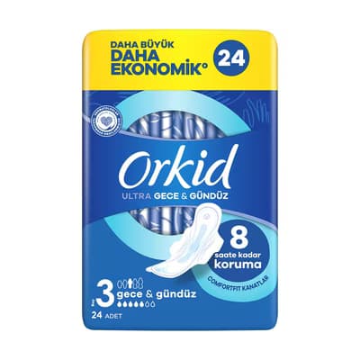 Orkid Ultra Extra Dörtlü Gece 24'lü