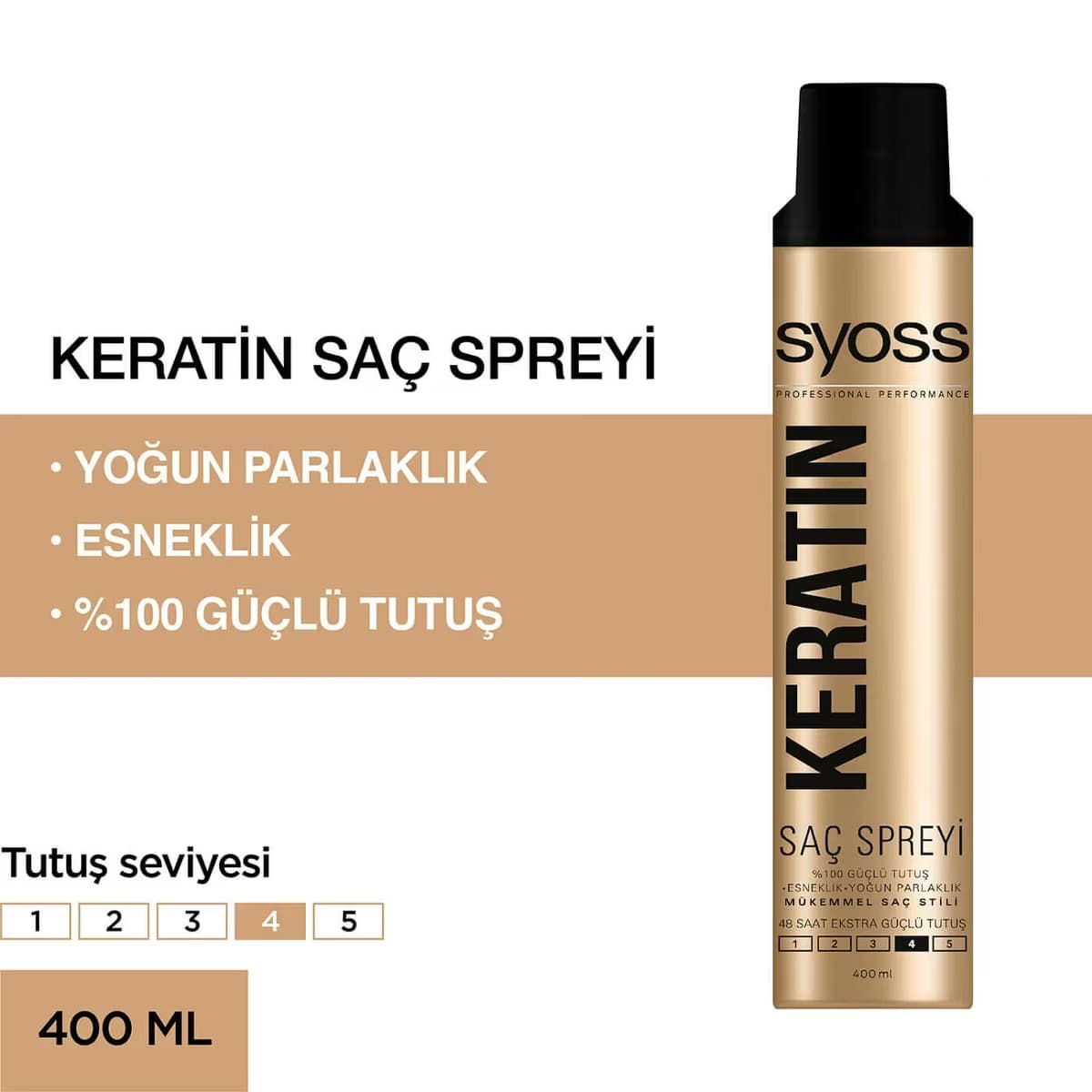 Syoss Saç Spreyi Keratin 400 ml 2