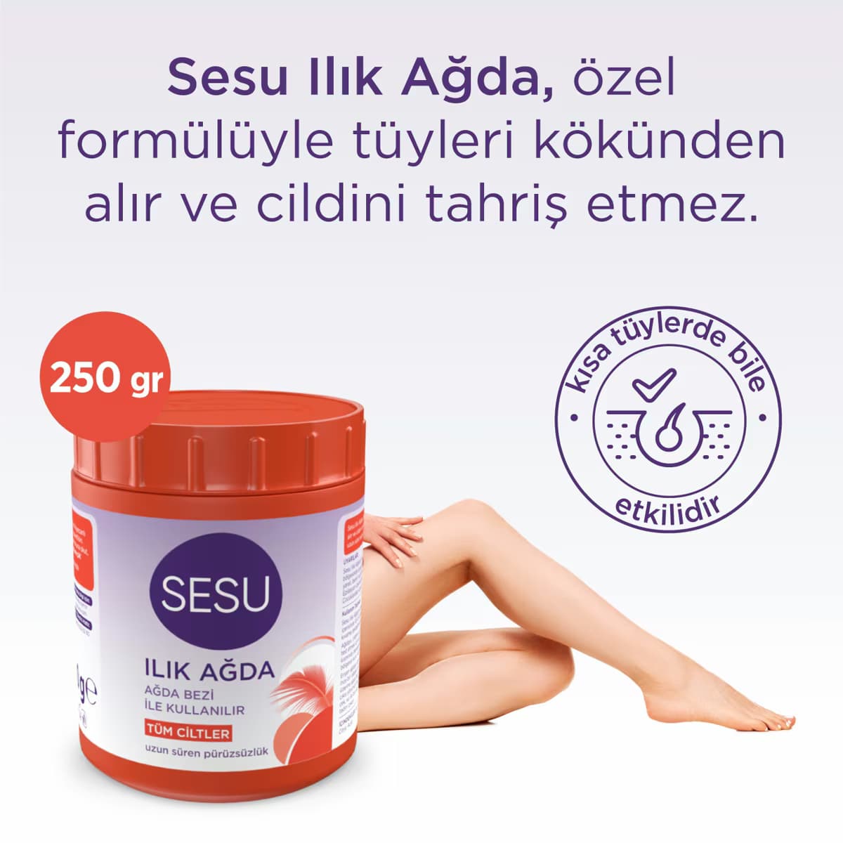 Sesu Ilık Ağda Turuncu 250 gr 3