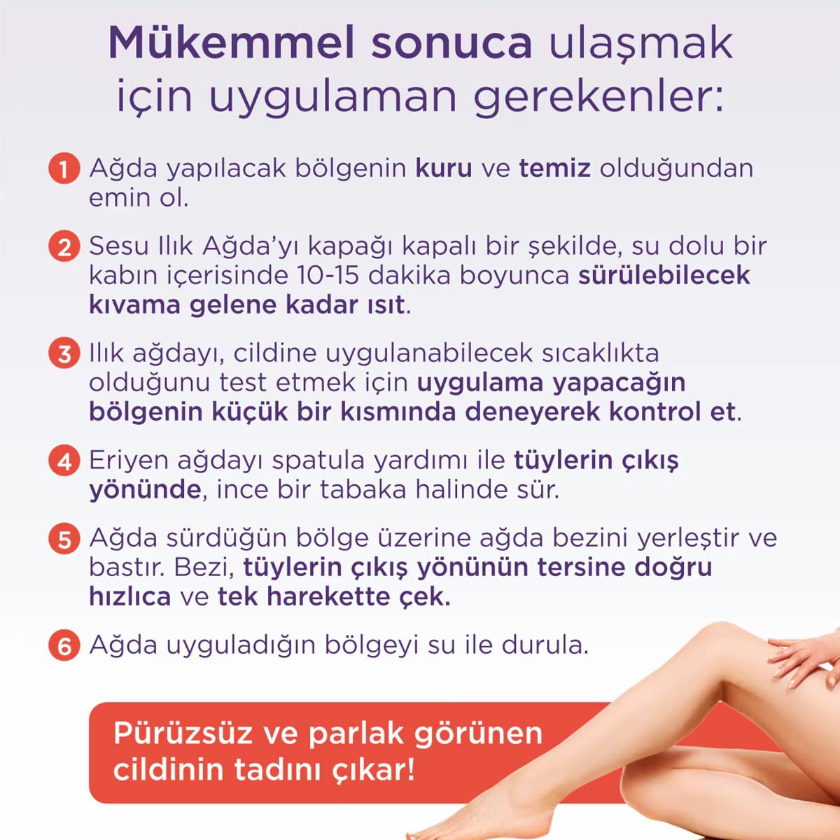 Sesu Ilık Ağda Turuncu 250 gr 5