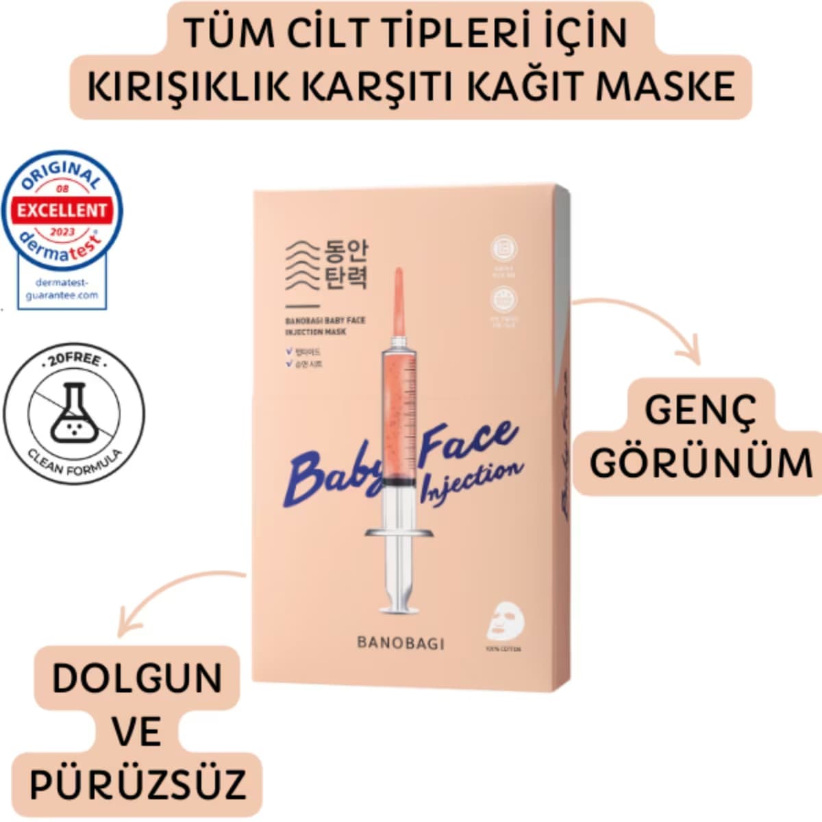 Banobagi Baby Face Booster Maske 1 Adet 2