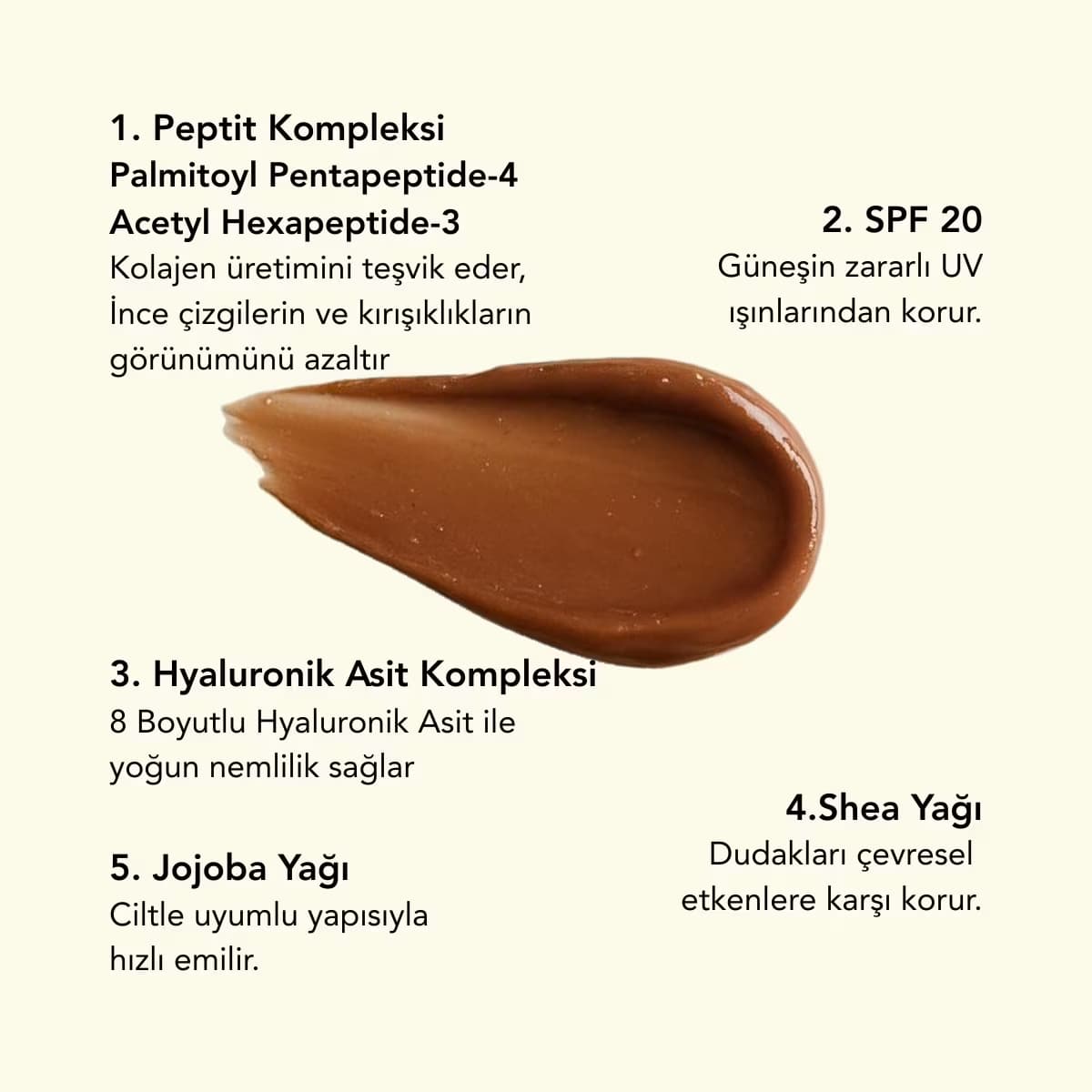 La Faé Mocha Chocolate Peptide Lip Balm 4