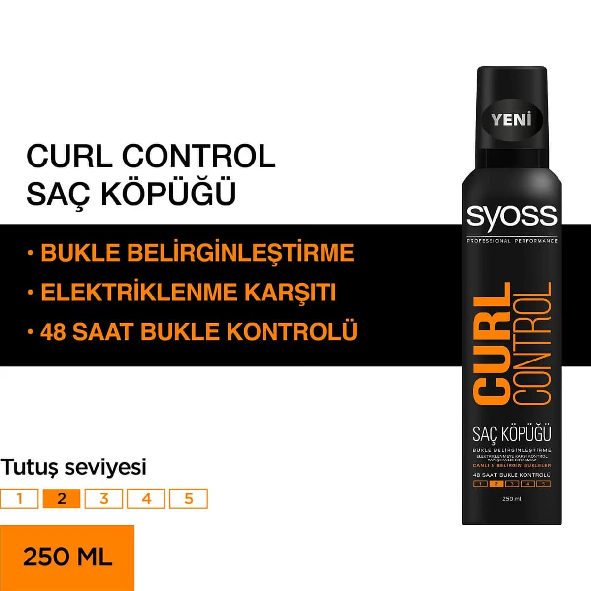 Syoss Saç Köpüğü Bukle Kontrolü 250 ml 2