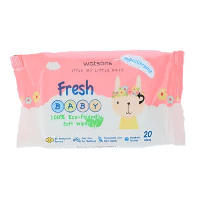 Watsons Fresh Bebek Islak Mendil 20 Adet