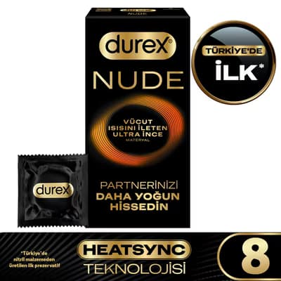 Durex Prezervatif Nude 8'li