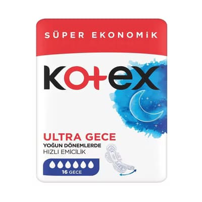 Kotex Ped Ultra Gece 16'lı