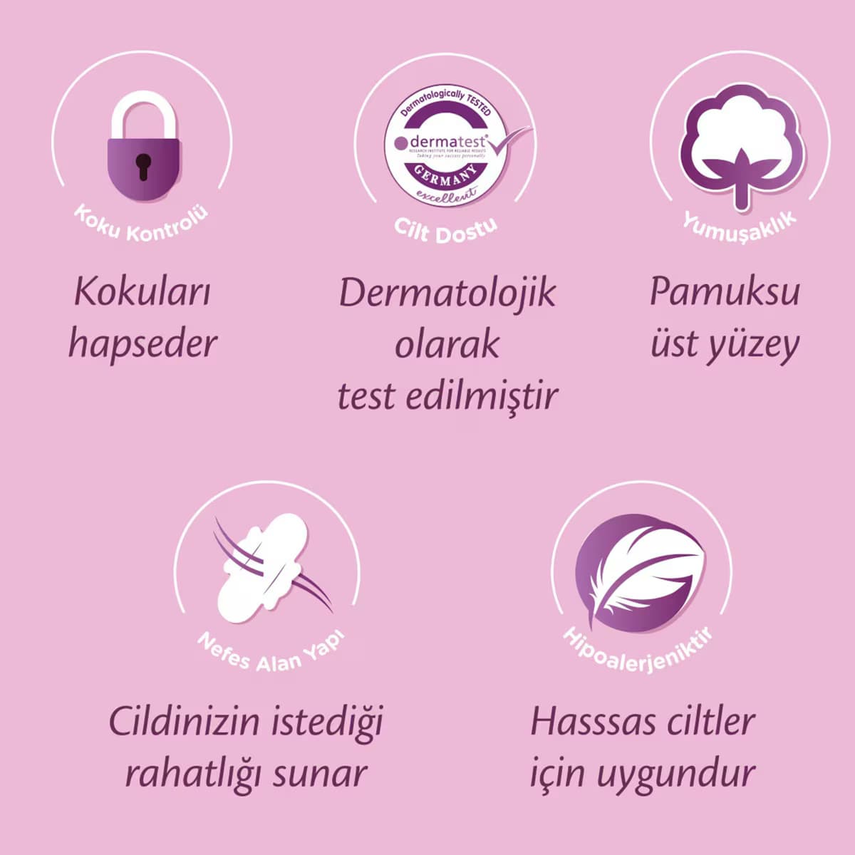 Molped Ultra Anatomik Uzun Ped 8'li 3
