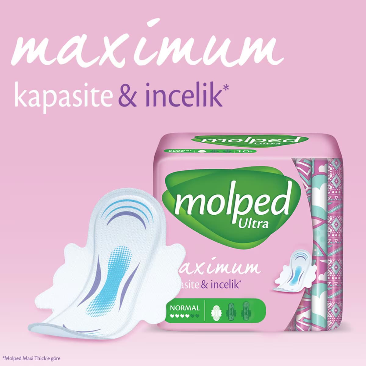 Molped Ultra Anatomik Uzun Ped 8'li 5