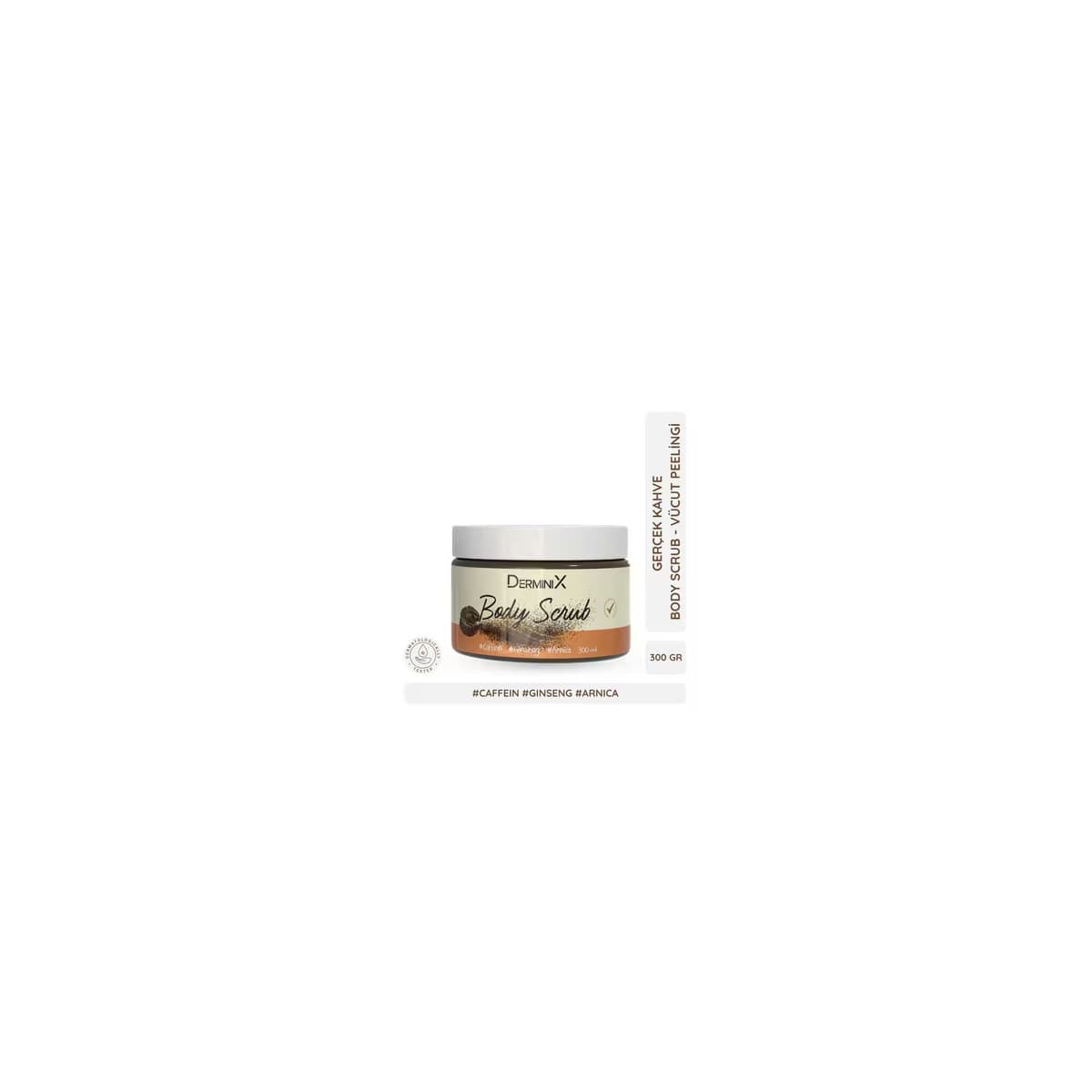 Derminix Vücut Peeling Kahve 300 ml 3