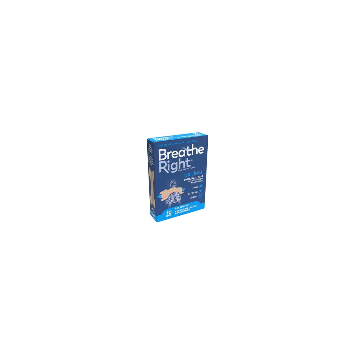 Breathe Right Burun Bandı Küçük / Orta 10 Adet 4