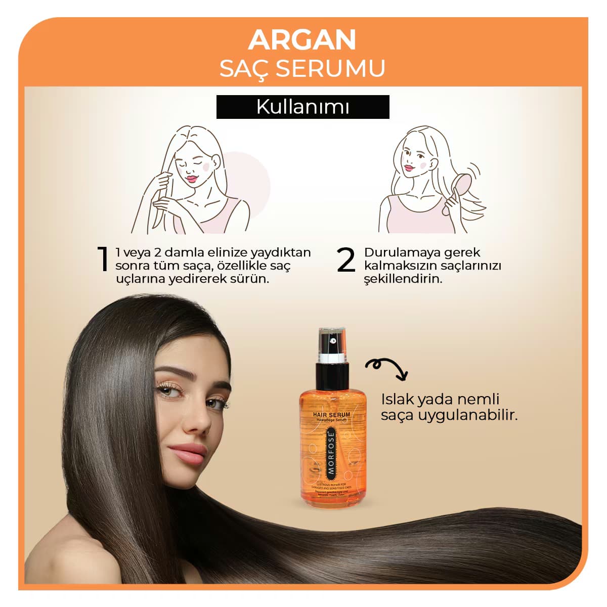Morfose Argan Saç Serumu 75 ml 4