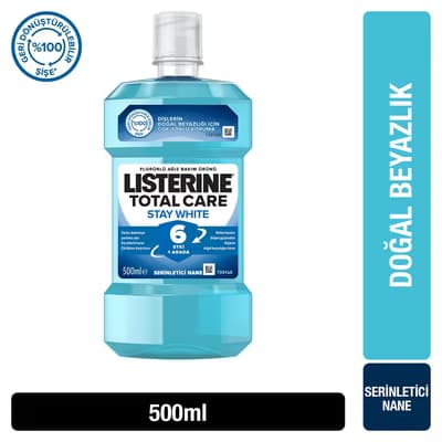 Listerine Stay White Ağız Suyu 500 ml