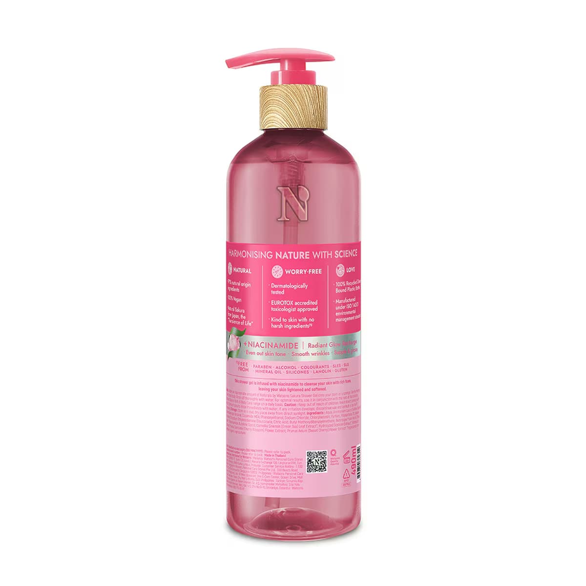 Naturals By Watsons Sakura Duş Jeli 490 ml 3
