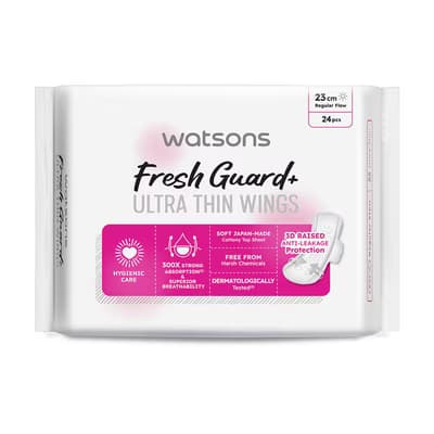 Watsons Fresh Guard+ Ultra İnce Normal 24'lü