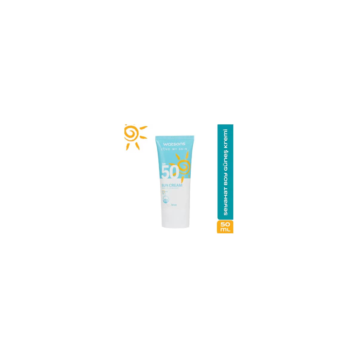 Watsons Sun Seyahat Boy Krem SPF50 50 ml 3