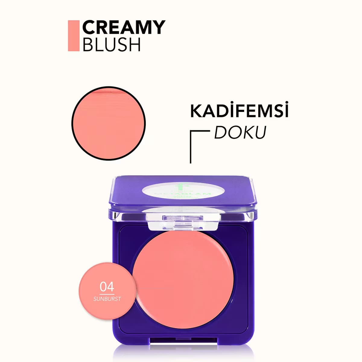 Flormar Metaglam Krem Allık 4 Sunburst 4