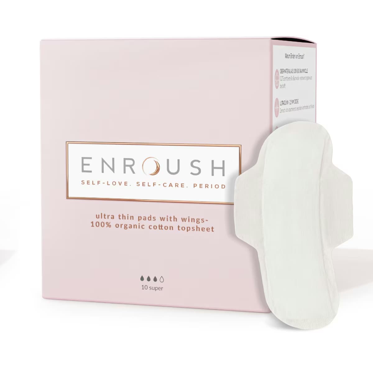 Enroush Organik Ped  Süper 10'lu