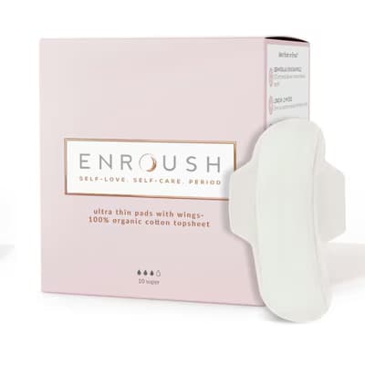 Enroush Organik Ped  Süper 10'lu