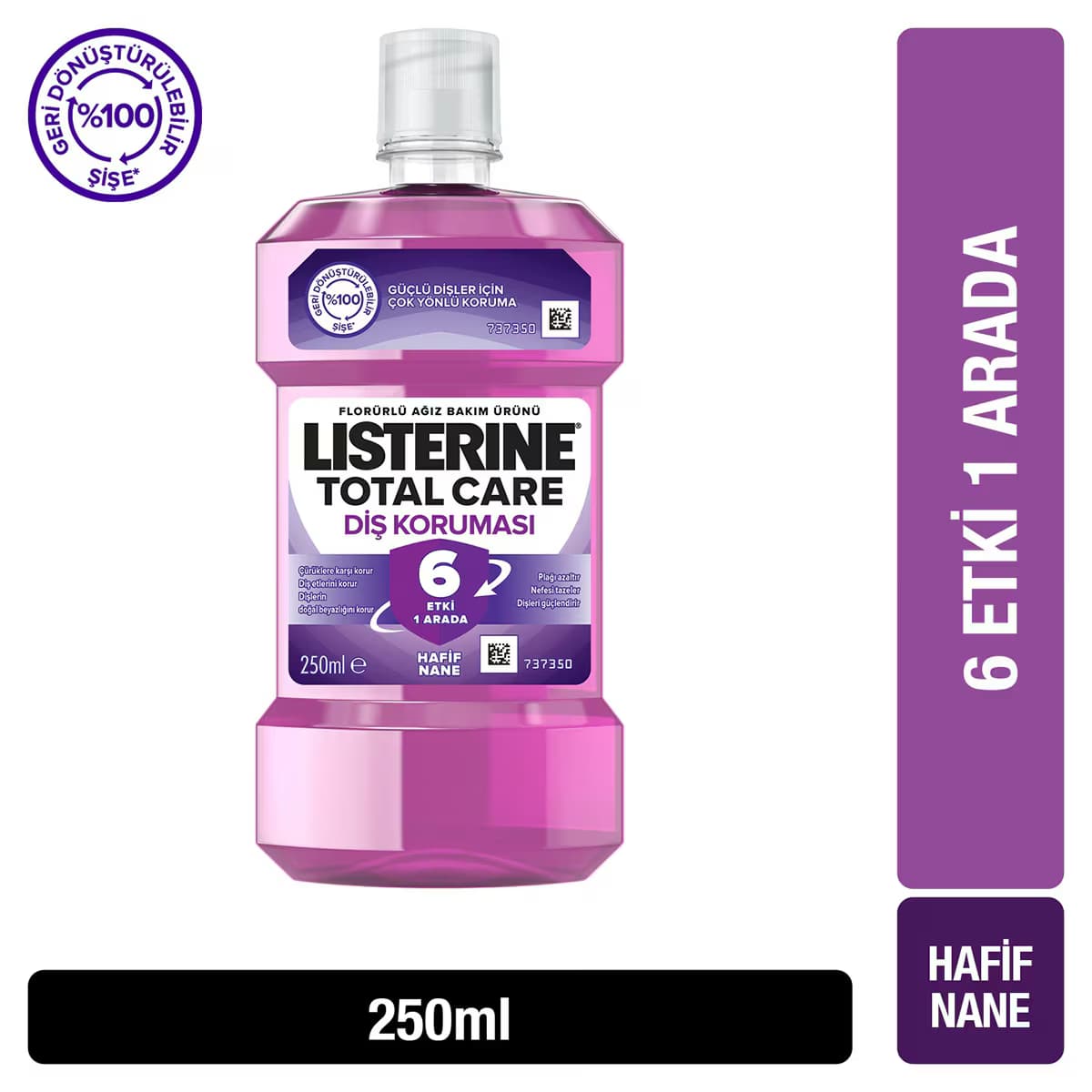 Listerine 6 Etki 1 Arada Ağız Suyu 250 ml 3