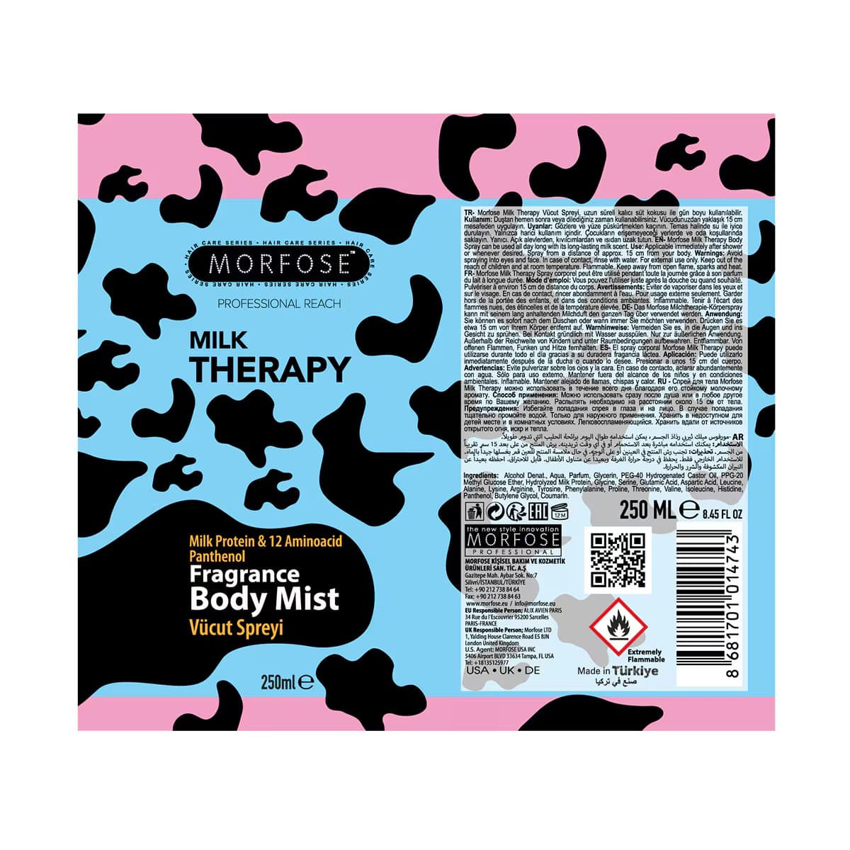 Morfose Milk Therapy Vücut Spreyi 250 ml 5