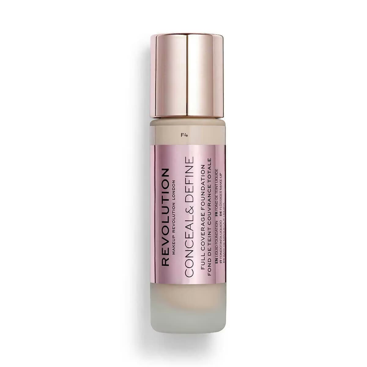 Revolution Conceal & Define Fondöten F4 5