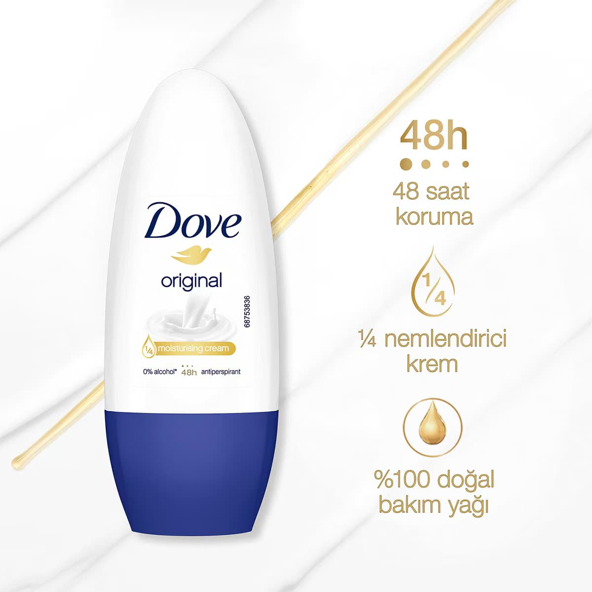 Dove Original Roll On 50 ml 3