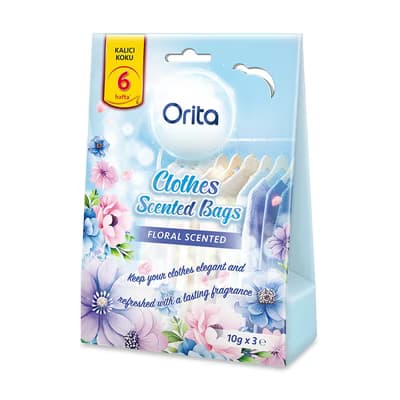 Orita Kıyafet Dolap Kokusu Floral 10 g x3