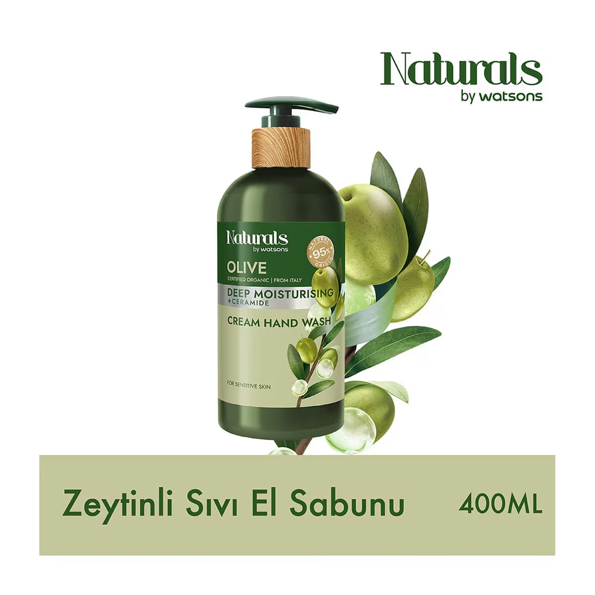 Naturals By Watsons Olive Sıvı Sabun 400 ml 3