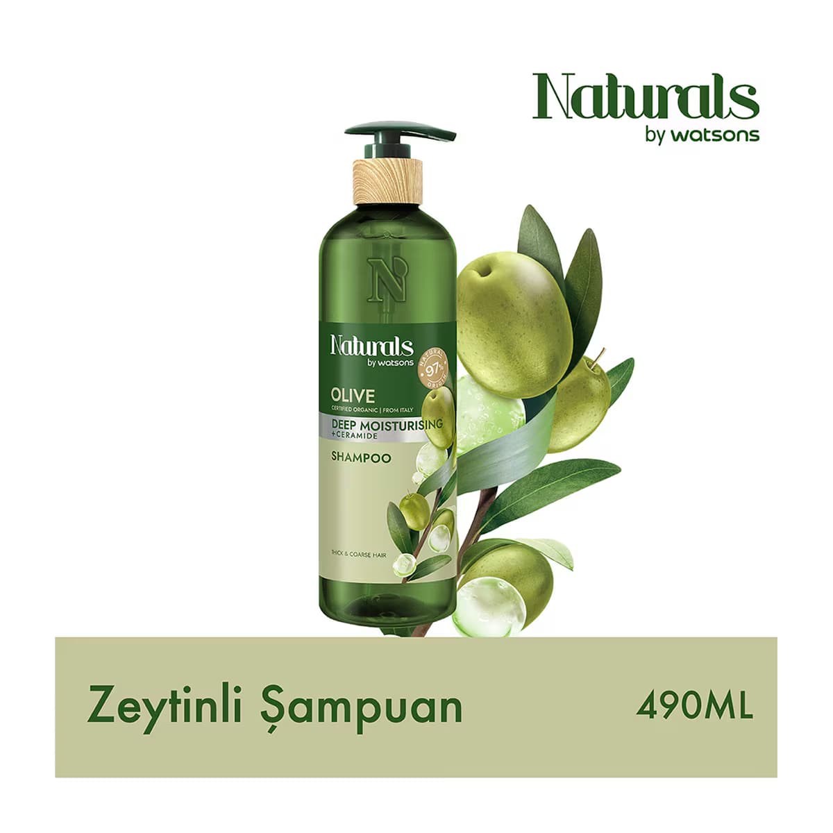Naturals By Watsons Olive Şampuan 490 ml 3