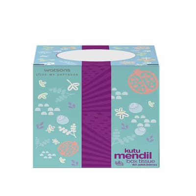 Watsons Çiçekli Kutu Mendil 60 Adet