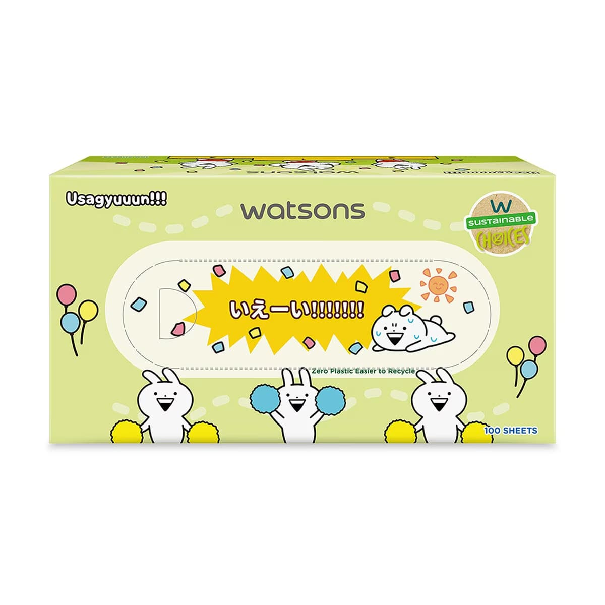 Watsons Usagyuuun Kutu Mendil 100'lü