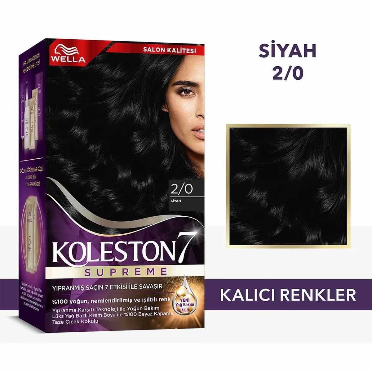 Koleston Wella Supreme Saç Boyası 2/0 Siyah 2