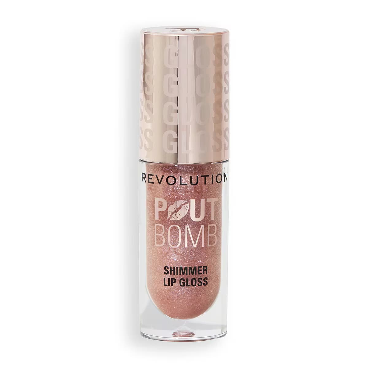 Revolution Shimmer Bomb Gloss Glimmer Nude 2