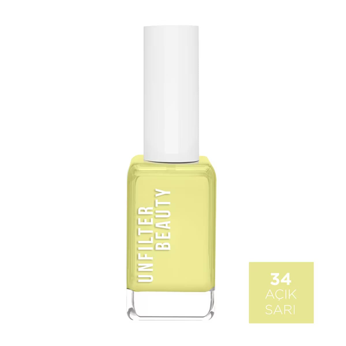 Unfilter Beauty Oje Açık Sarı No: 34