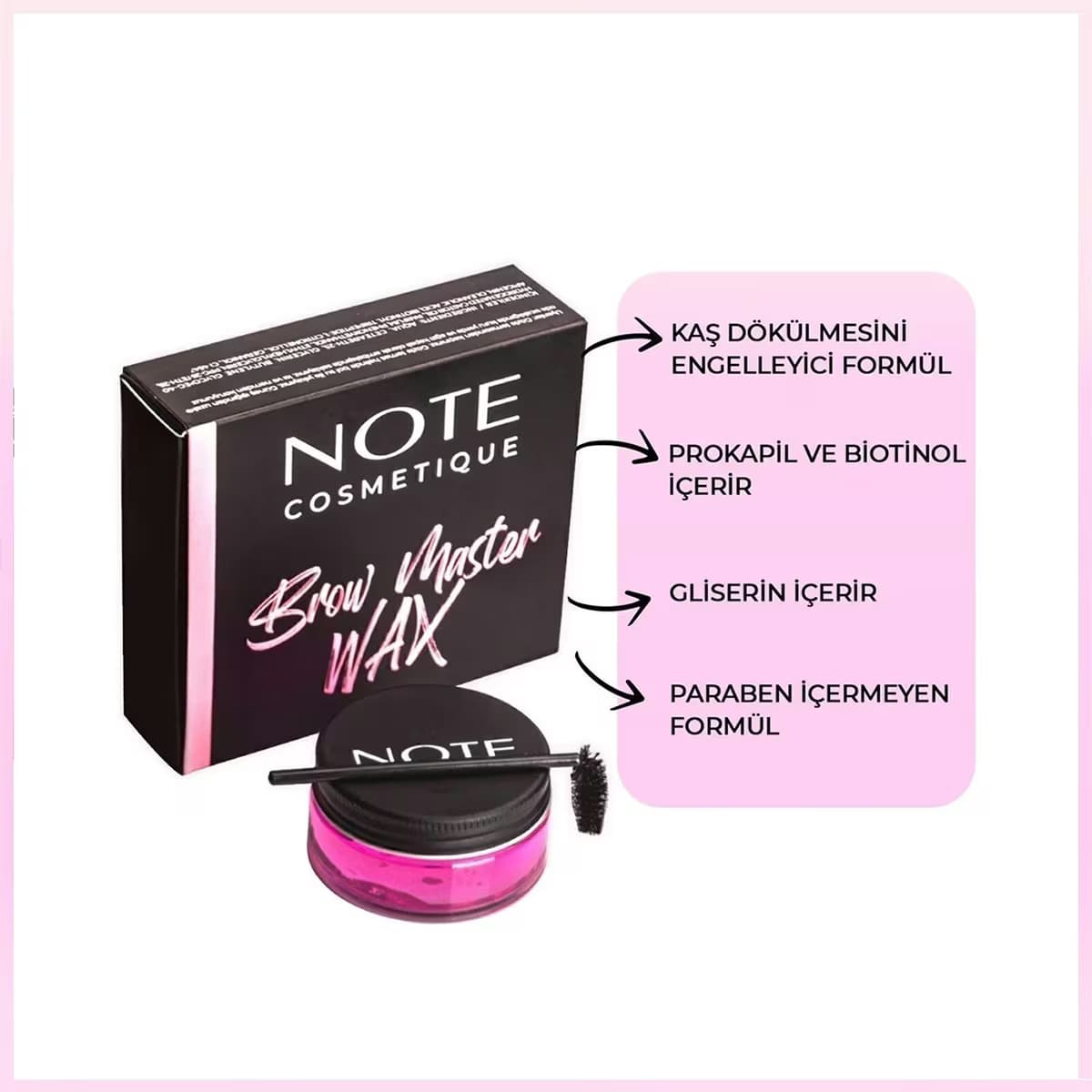 Note Brow Master Kaş Wax 2